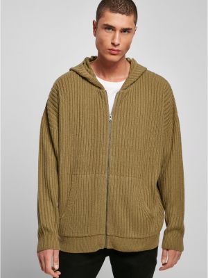 Pletena hoodie s kapuljačom s patentnim zatvaračem Uc Men