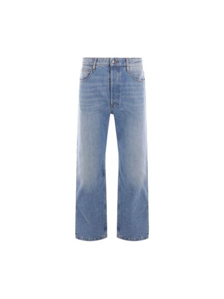 Straight jeans aus baumwoll Wood Wood blau