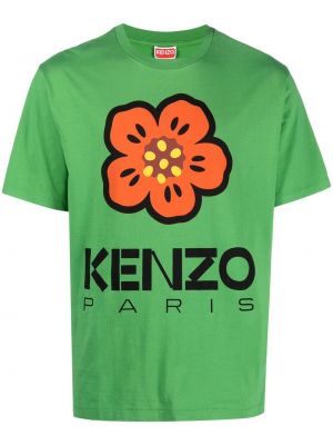 T-shirt con stampa Kenzo verde