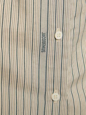 Dryžuota šilkinė marškiniai Jacquemus