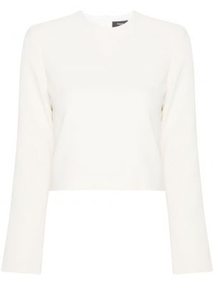 Блуза с цип Theory бяло