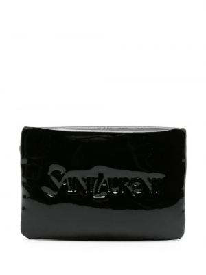 Kožená peňaženka Saint Laurent čierna