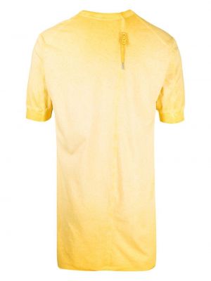 T-shirt mit rundem ausschnitt Boris Bidjan Saberi gelb