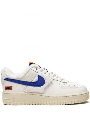 Sneakersy polarowe Nike Air Force 1 białe