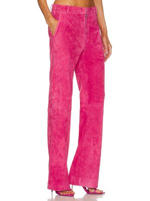 Pantalones de cintura baja Sprwmn rosa