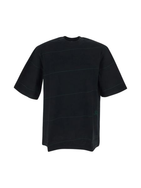 Koszulka bawełniana Burberry czarna