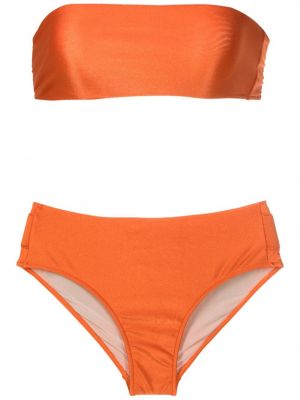Bikini avec applique Adriana Degreas orange