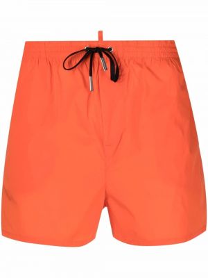 Shorts à imprimé Dsquared2 orange