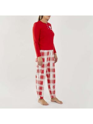 Piżama Chiara Ferragni Collection czerwona