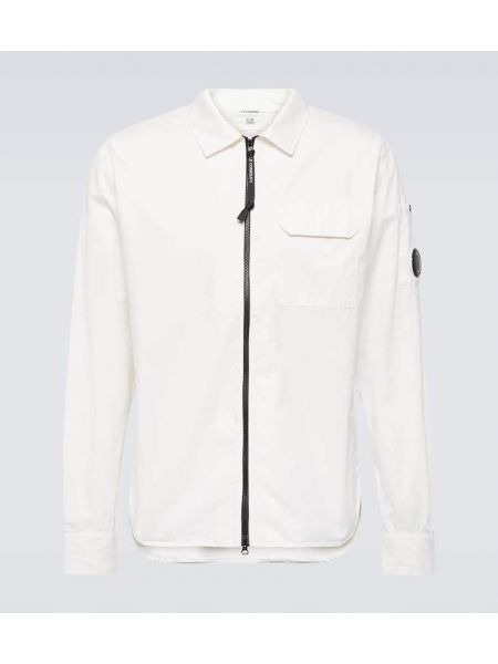 Pamučna jakna C.p. Company bijela