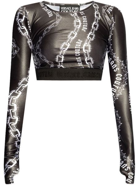 Crop top Versace Jeans Couture sort