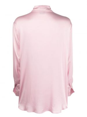 Jedwabna koszula Alysi różowa