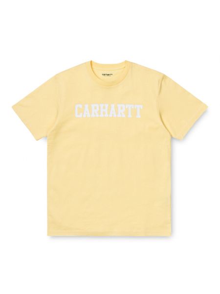 Футболка CARHARTT WIP S/S College T-Shirt Fresco/ 2020 - Белый
