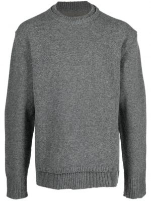 Пуловер с кръгло деколте Maison Margiela сиво