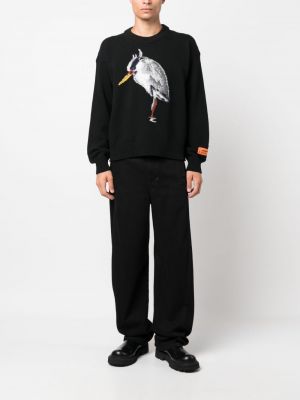 Sweter wełniany Heron Preston czarny