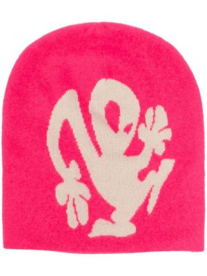 Mütze mit print Frenckenberger pink