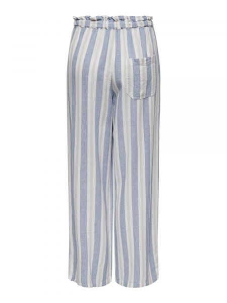 Широки панталони тип „марлен“ Only бяло