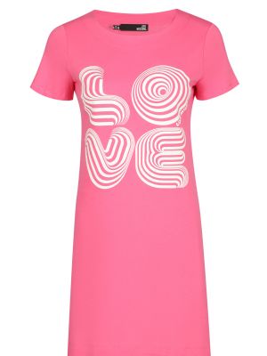 Розовое платье Moschino Love