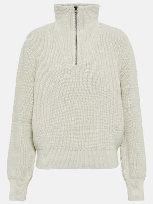 Bavlnený sveter A.p.c. béžová
