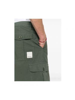 Pantalones cargo de algodón Emporio Armani verde