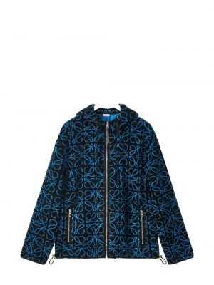 Jacquard jakna od flisa Loewe plava