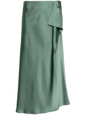 Satynowa długa spódnica Simkhai zielona