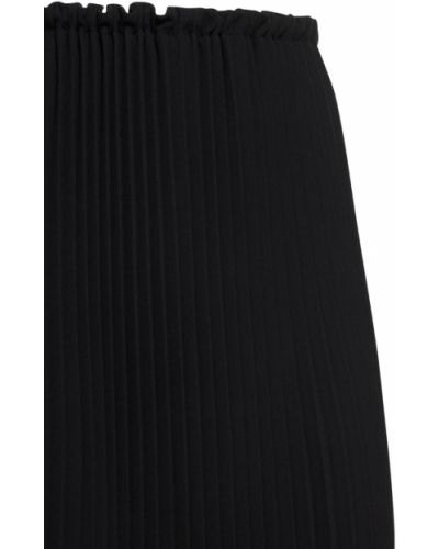Falda plisada Balenciaga negro