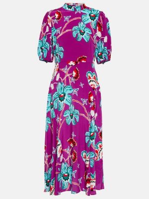 Платье миди в цветочек с принтом Diane Von Furstenberg