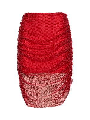 Falda de malla Giuseppe Di Morabito rojo