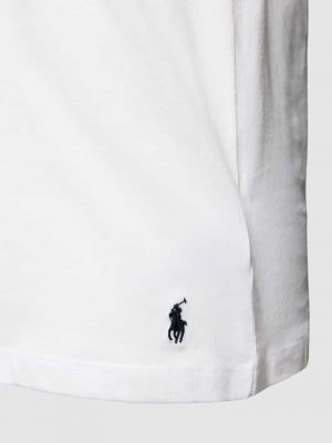 Bokserki z dekoltem w serek Polo Ralph Lauren Underwear białe