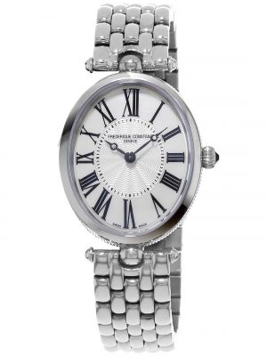 Женские швейцарские часы-браслет из нержавеющей стали в стиле ар-деко мм Frederique Constant
