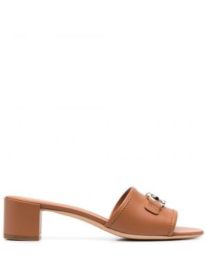 Kožené mules Ferragamo