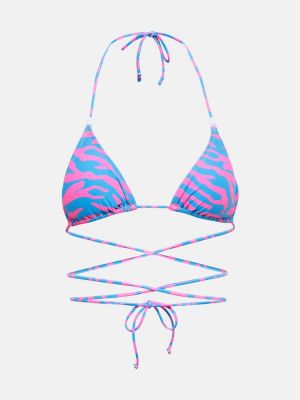 Állatmintás bikini nyomtatás Reina Olga kék