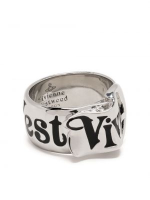 Δαχτυλίδι με σχέδιο Vivienne Westwood ασημί