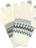 Білі жіночі рукавички