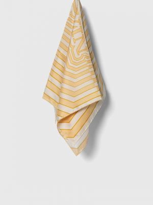 Желтый шелковый платок Lanvin