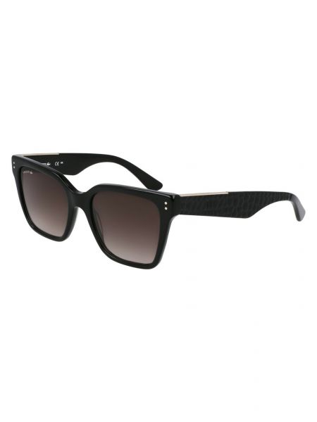 Черные очки солнцезащитные Lacoste