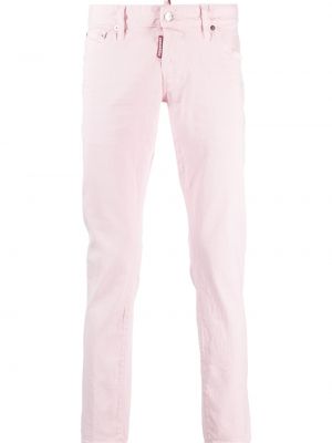 Slim fit skinny fit-jeans Dsquared2 rosa