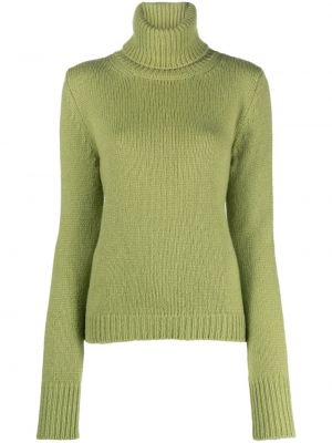 Кашмирен пуловер Giuliva Heritage зелено