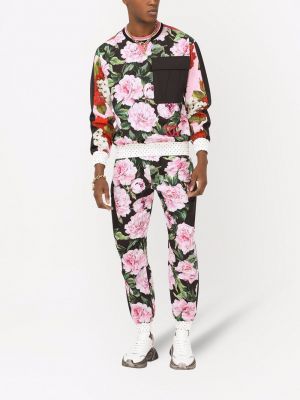 Pantalones cargo de flores Dolce & Gabbana rosa