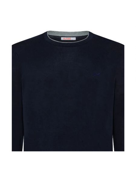 Pullover mit rundem ausschnitt Sun68 blau