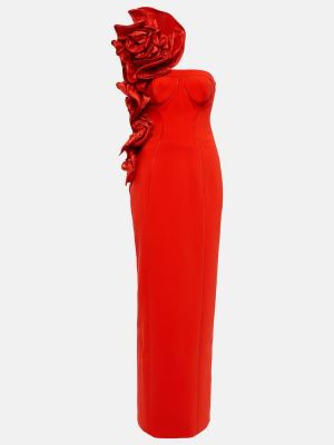 Rochie lunga Carolina Herrera roșu