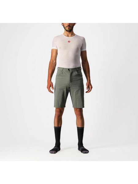 Biciklističke kratke hlače Castelli siva