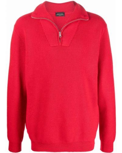Jersey de tela jersey Roberto Collina rojo