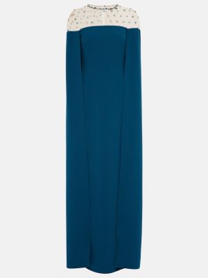 Μάξι φόρεμα με κέντημα Safiyaa μπλε