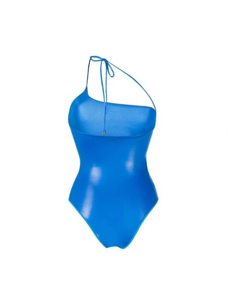 Einteiliger badeanzug The Attico blau