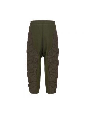 Pantalones de chándal de tejido jacquard Moncler verde