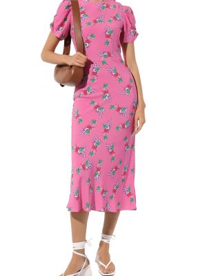 Платье из вискозы Ellyme розовое