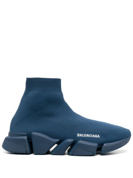 Sneakers Balenciaga Speed kék