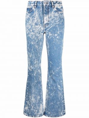 Flare jeans Ganni blå